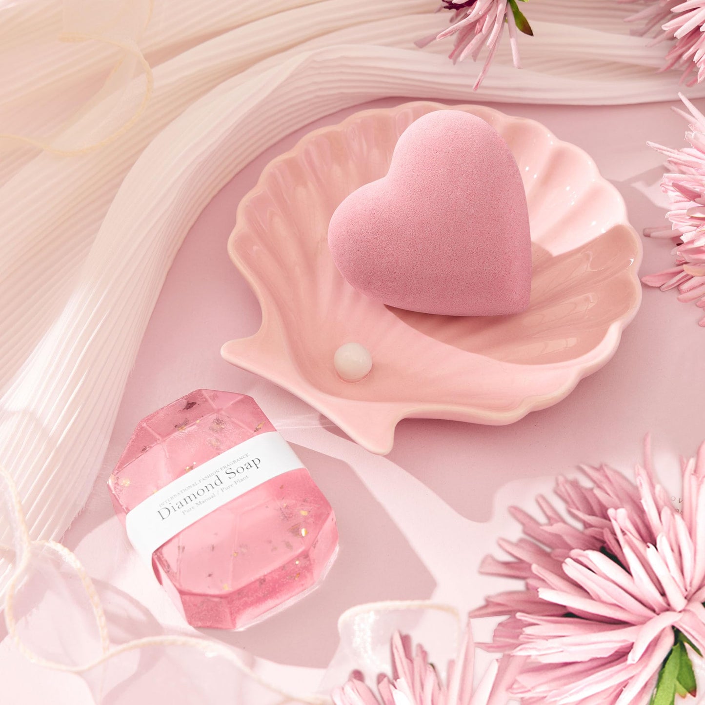 Valentines Day Gifts for Her Wife Girlfriend Women, Self Care Get Well Soon Gifts, Luxury Rose Spa Bath Gift Basket - Unique Birthday Christmas Mothers Day for Mom Grandma Daughter