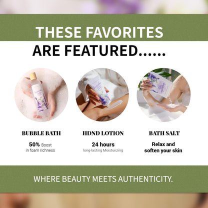 Set de Spa Lavanda Deluxe - 11 Piezas con Aceite Esencial