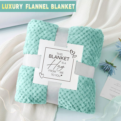 LE CADEAU Valentine's Day Gifts for Wife Girlfriend Her, Get Well Soon Gifts Self Care Gifts, Gardenia Spa Gift Basket Care Package with Blanket, Birthday Christmas for Mom Best Friend Women